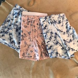 3 NEW pair pajama shorts size xl